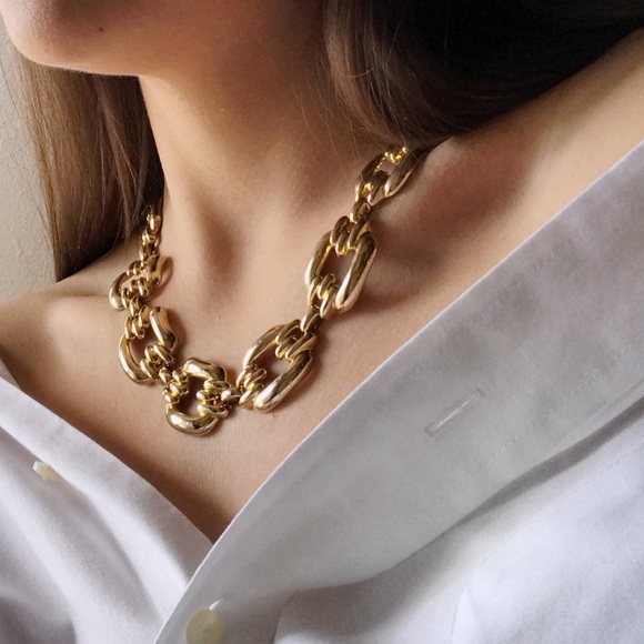 Chunky Gold Chain Jewelry